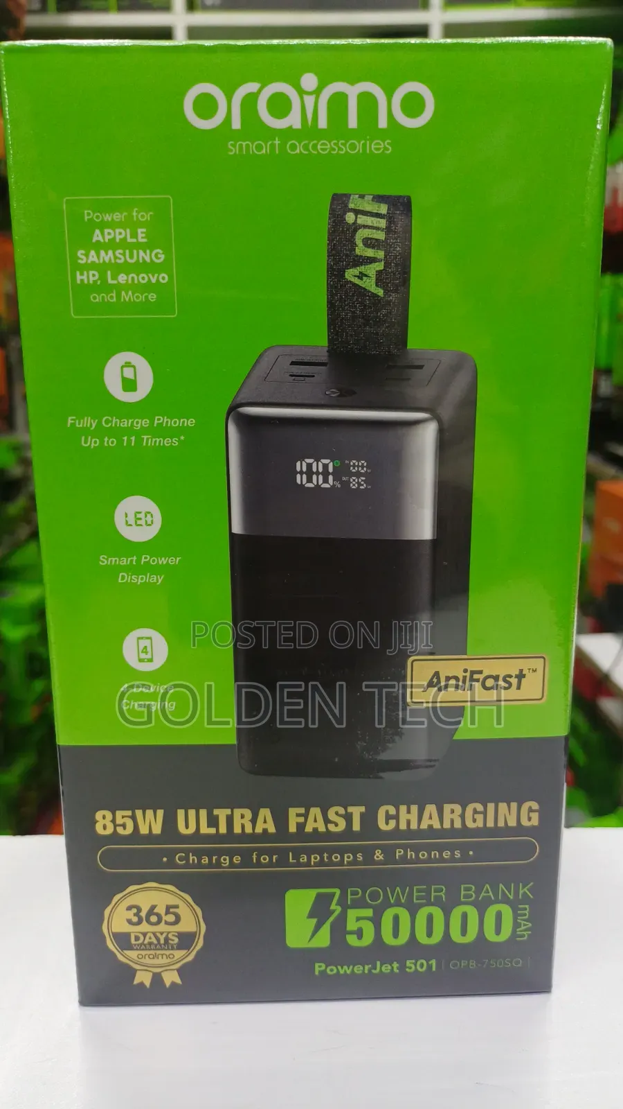 Oraimo Powerjet 501 50,000mah Pd Fast Charging Power Bank