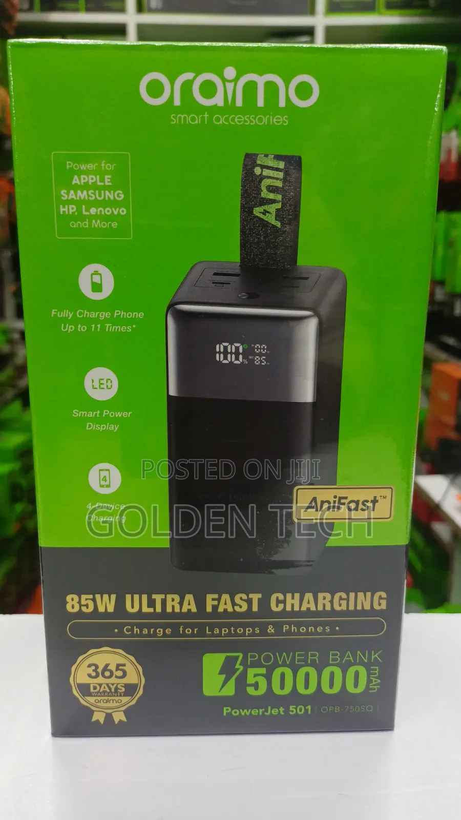 Oraimo Powerjet 501 50,000mah Pd Fast Charging Power Bank