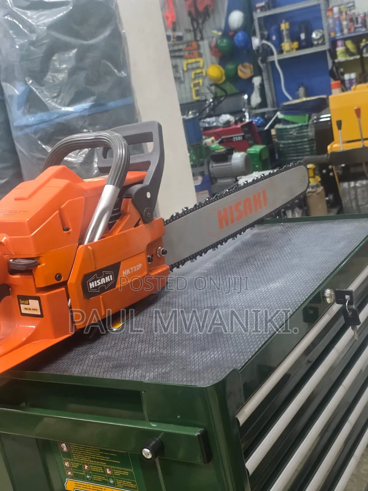 Original Hisaki Hk732p Heavy Duty Petrol Chainsaw - 24 Inch