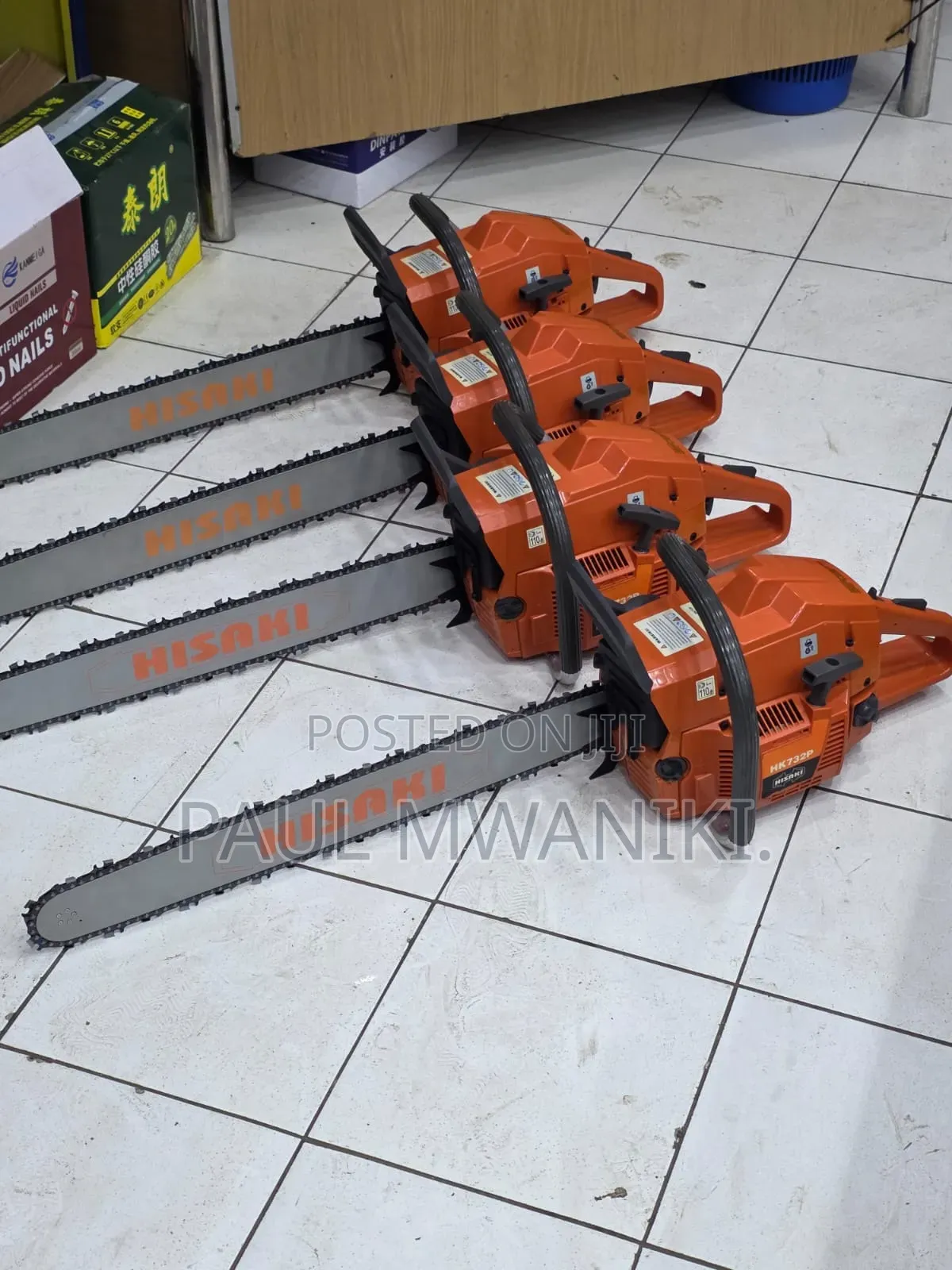 Original Hisaki Hk732p Heavy Duty Petrol Chainsaw - 24 Inch