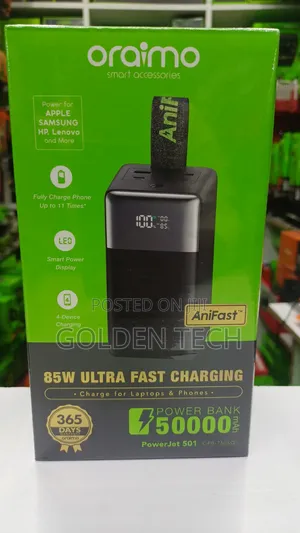 Oraimo Powerjet 501 50,000mah Pd Fast Charging Power Bank
