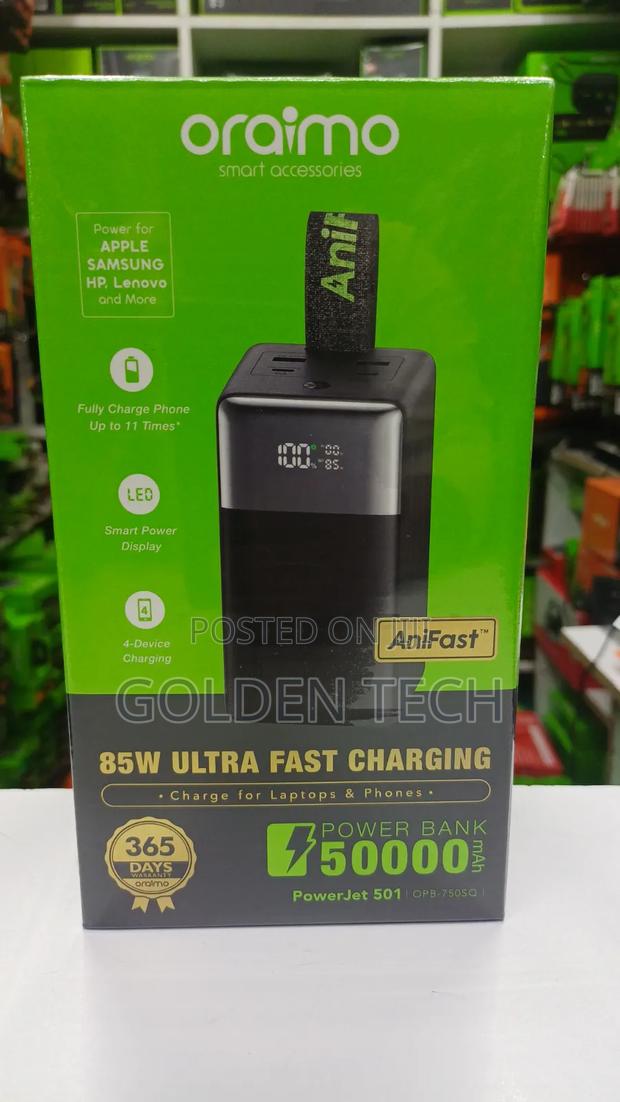 Oraimo Powerjet 501 50,000mah Multi-Port Fast Charger