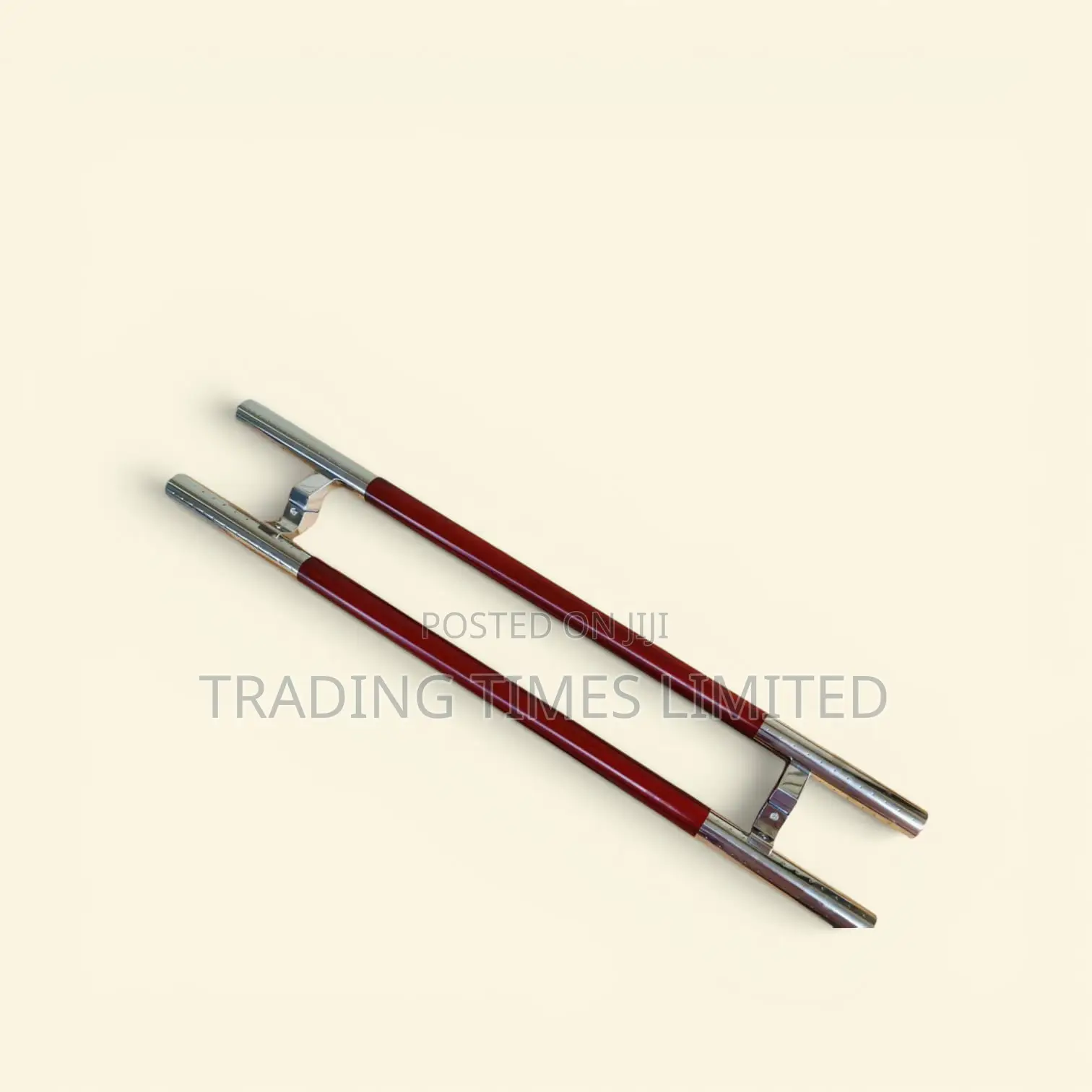 100cm Wood/Ss Finish H- Door Handle