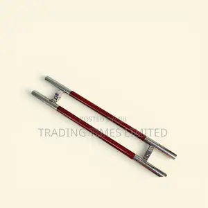 100cm Wood/Ss Finish H- Door Handle