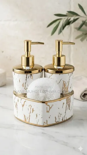 *Porcelain Heart Twins Soap Dispenser
