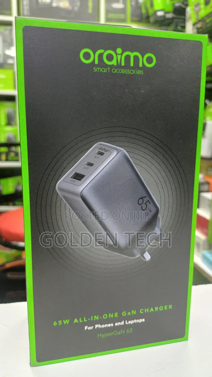 Oraimo Hypergan 65 65w Charger With 100w Cc Cable
