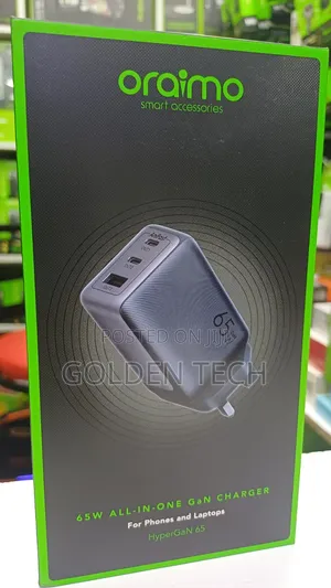 Oraimo Hypergan 65 65w Charger With 100w Cc Cable