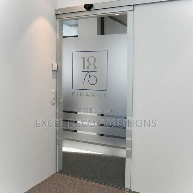 Frosted Film With Elegant Modern Glass Finish