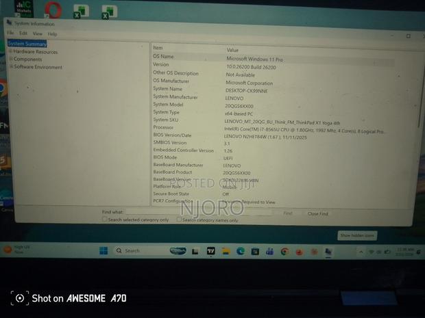 Laptop Lenovo ThinkPad X1 Carbon 16GB Intel Core i7 SSD 500GB - thumbnail 5