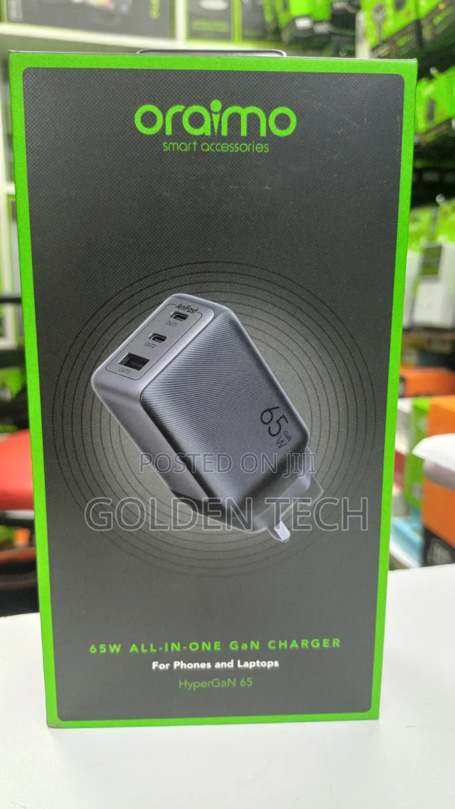 Oraimo Hypergan 65 65w Charger With 100w Cc Cable