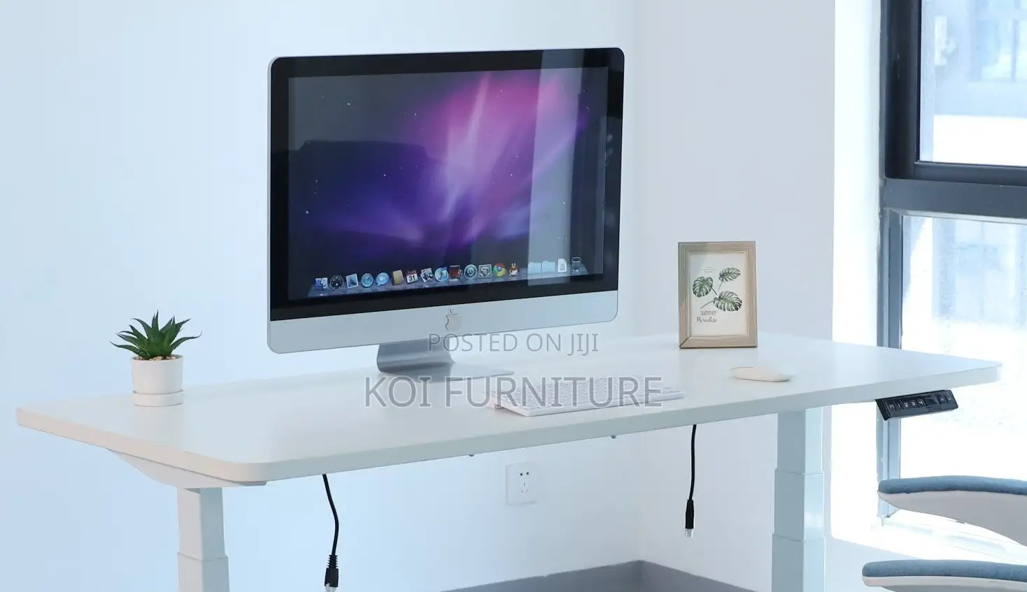 Office Desk; 1.8 Meters Electric Adjustable Home Office Desk