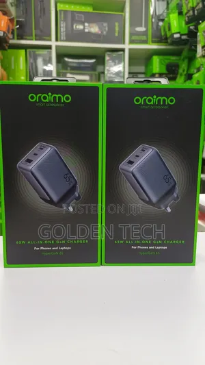 Oraimo 65w Gan Super Fast Charging Adapter Kit