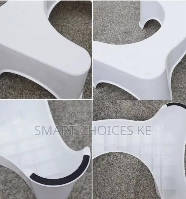 White Toilet Feet Stool - thumbnail 5