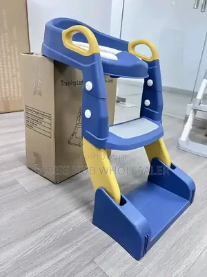 Toddler Potty Training Toilet Seat With a Step Stool Ladder.