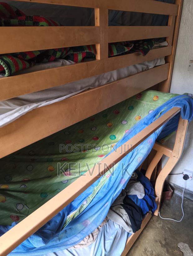 Double Decker Bunker Bed With Dr Mattress - thumbnail 2