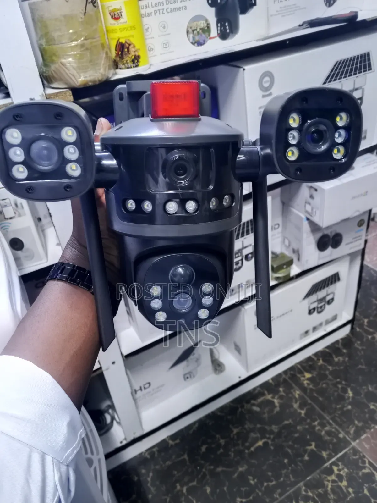 12mp 4g, Auto Tracking, 360° Ptz, Night Vision, Black