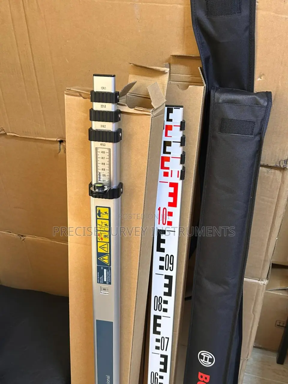 Bosch Gr 500 Levelling Staff – Heavy Duty Measuring Rod for Surveying