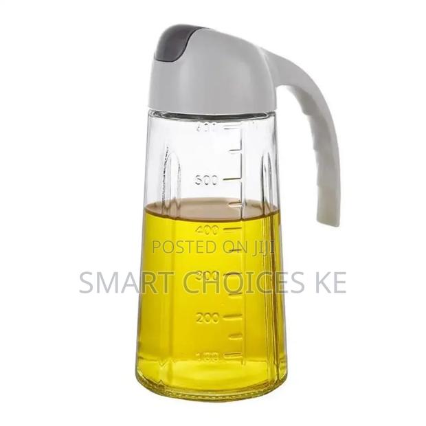 630 Ml Glass Kitchen Oil Bottle