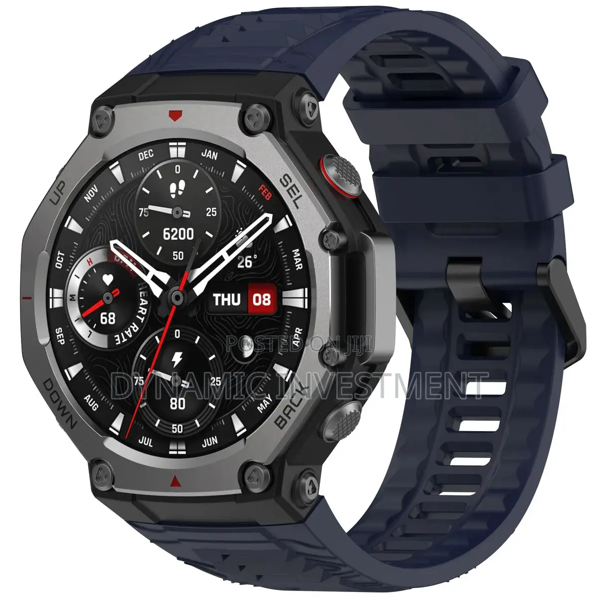 Amazfit T-Rex 3, Soft Silicone Smart Watch Replacement Band/Strap