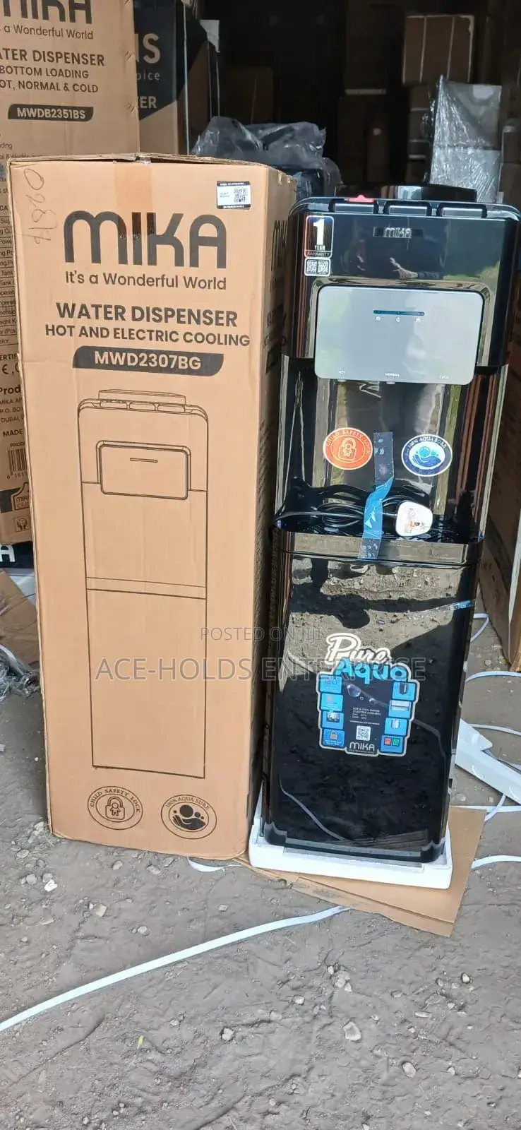 Mika (Mwd2307bg) 3 Taps; Hot, Normal, Electric Cooling Water Dispenser