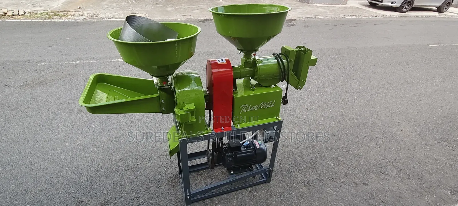 Combined Rice and Corn Mill Machine.