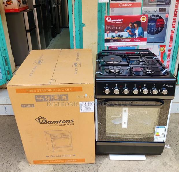 Ramtons Cooker 3g+1e 60x60cm Rc607 (Black)