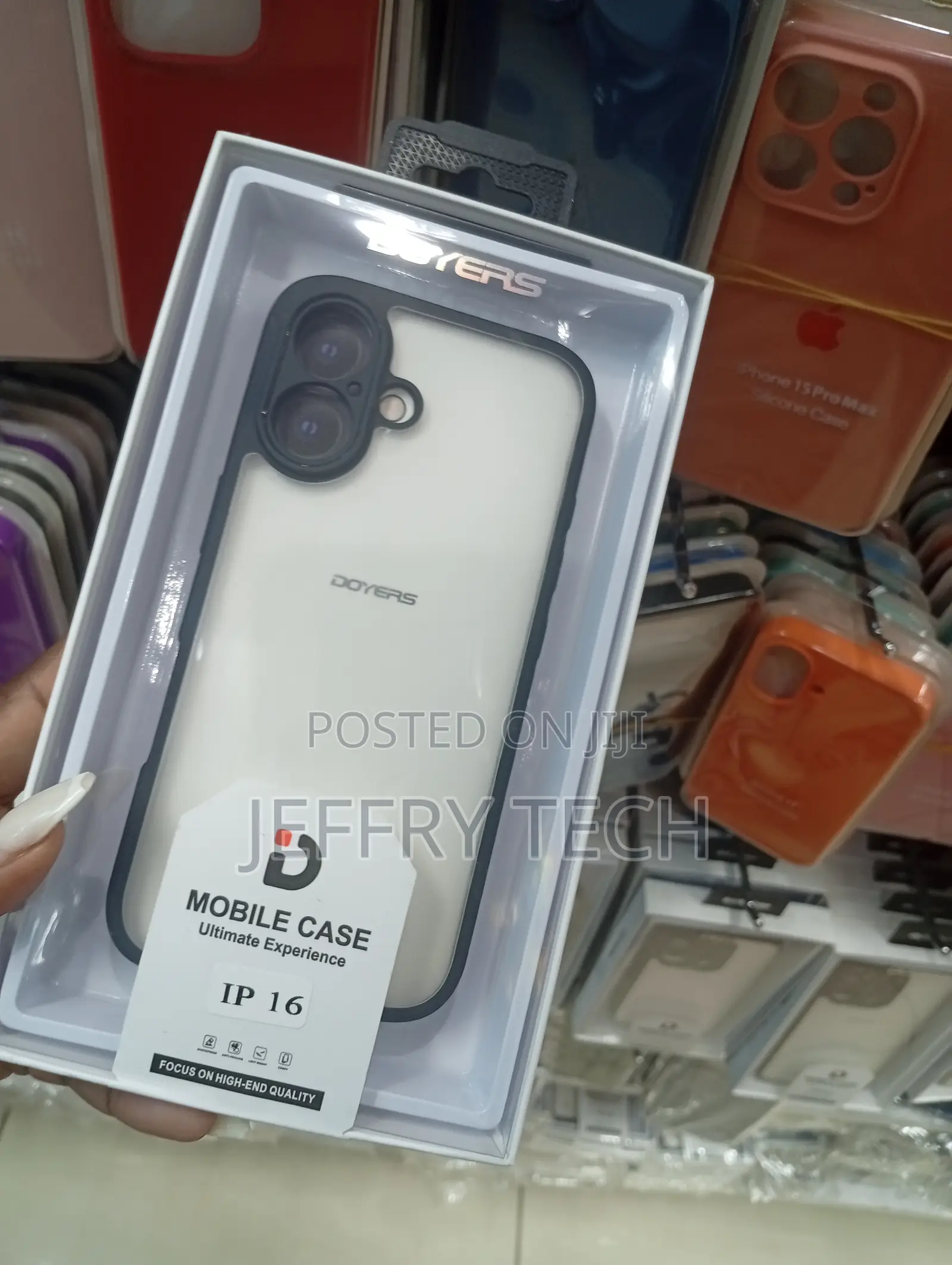 iPhone 16 Clear Tpu Mobile Case