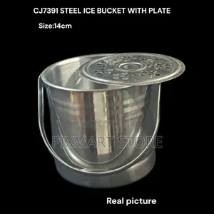 Stylish Steel Ice Bucket for Home and Hotel Use