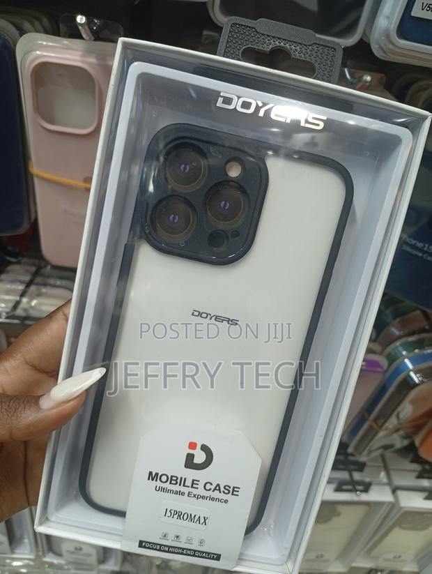 iPhone 15 Pro Max Silicone and Metal Mobile Phone Case - thumbnail 2