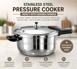 14 LTR Heavy Duty Steel Pressure Cooker