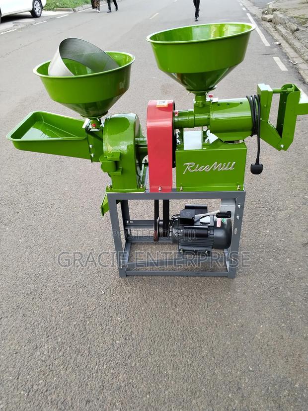 2-in-1 Combined Rice Mill and Grain/Flour Crusher Machine - thumbnail 2