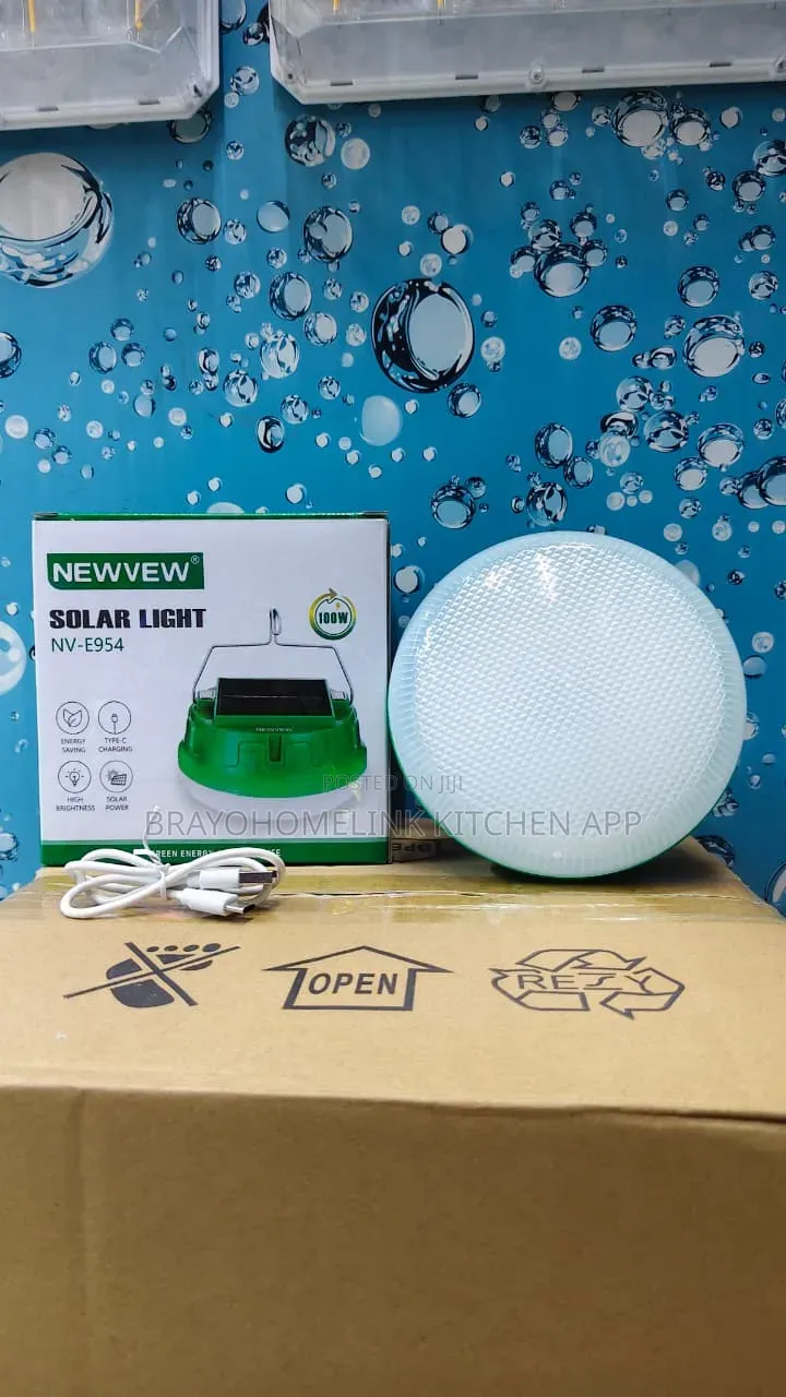 *Nv-E954 100watts Solar Rechargeable Lamp*