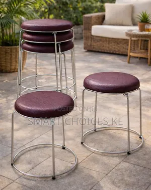 *Stackable Stools*
Height:45cm
Diameter:30cm
Space Savers