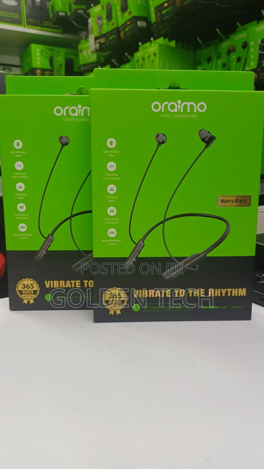 Oraimo Necklace 5 Call Vibration Neckband Headset Oeb 311
