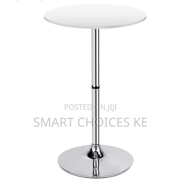 Round Adjustable Height Dining/Cocktail Table
