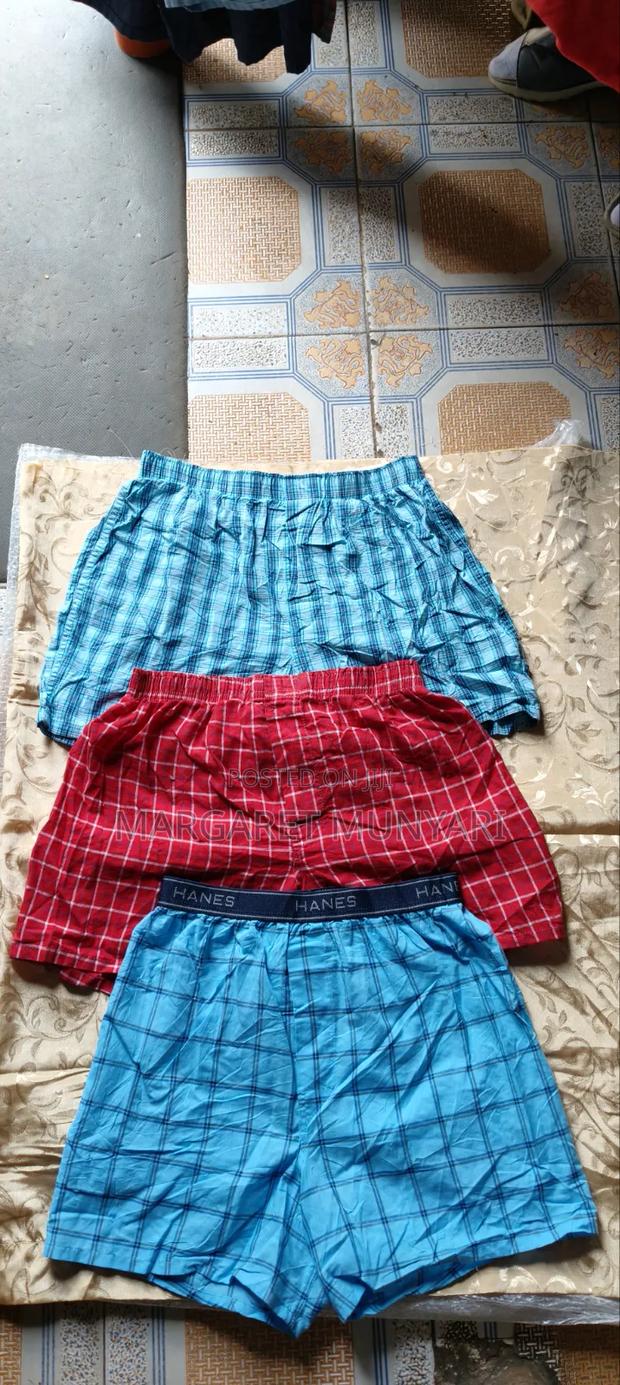 Checked Red Boxers