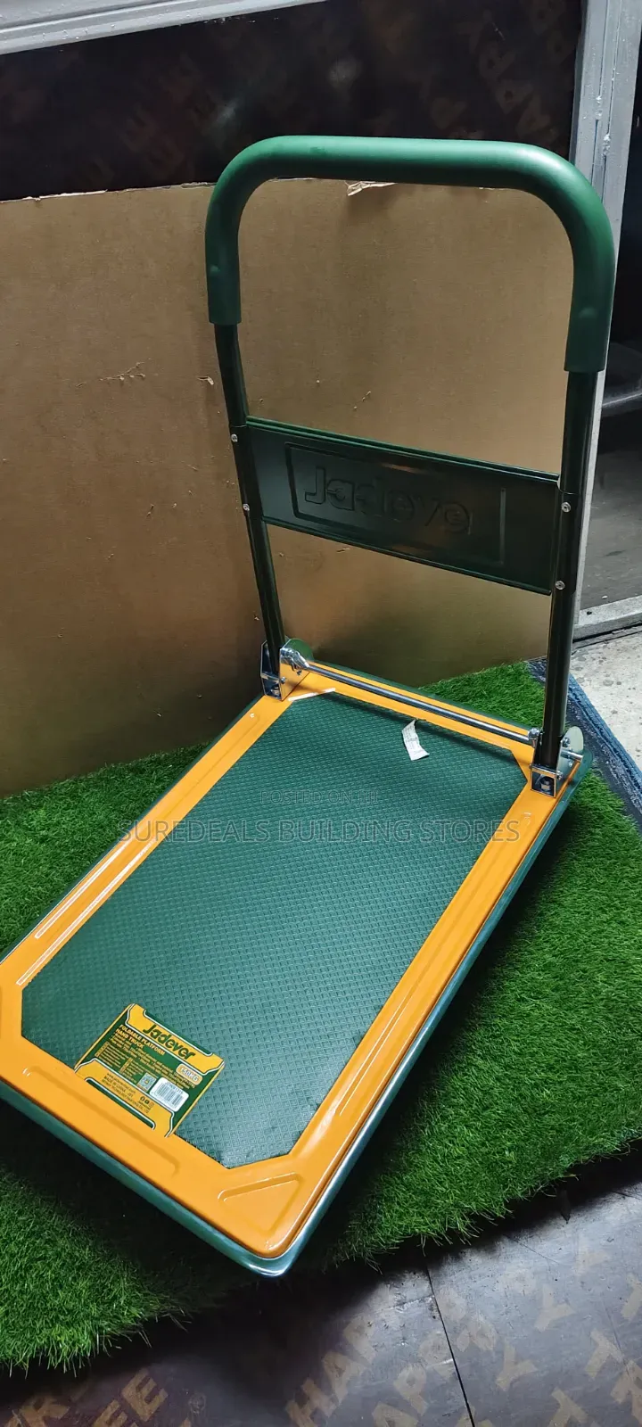 4-Wheeled Warehouse Platform Trolley