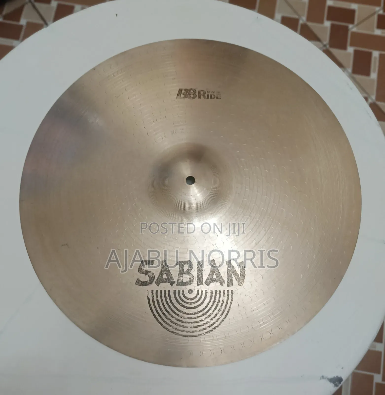 Vintage Sabian B8 Ride Cymbal 20 Inch