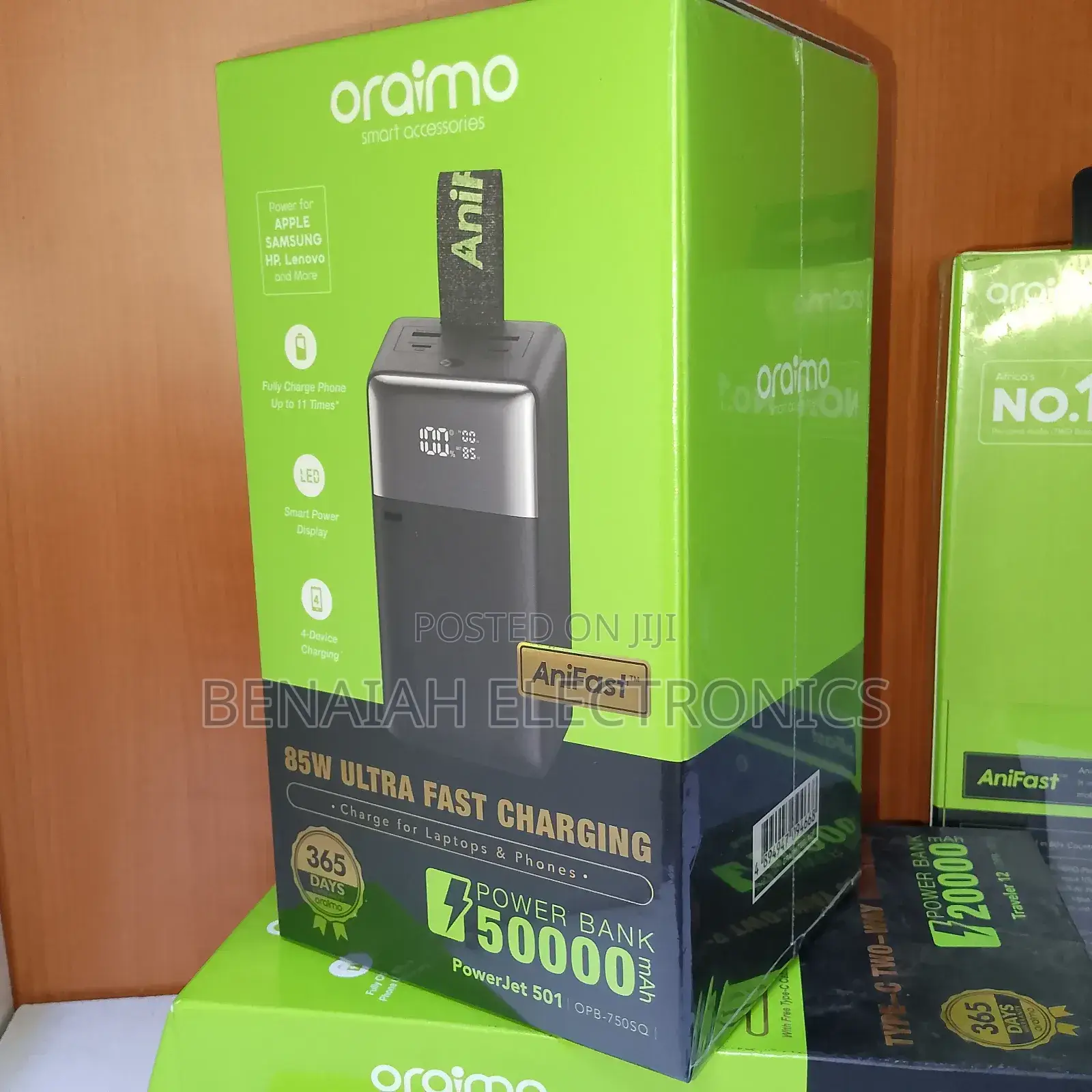 Laptop Powerbank 50000mah 85watts Fast With Led Smart Power Display