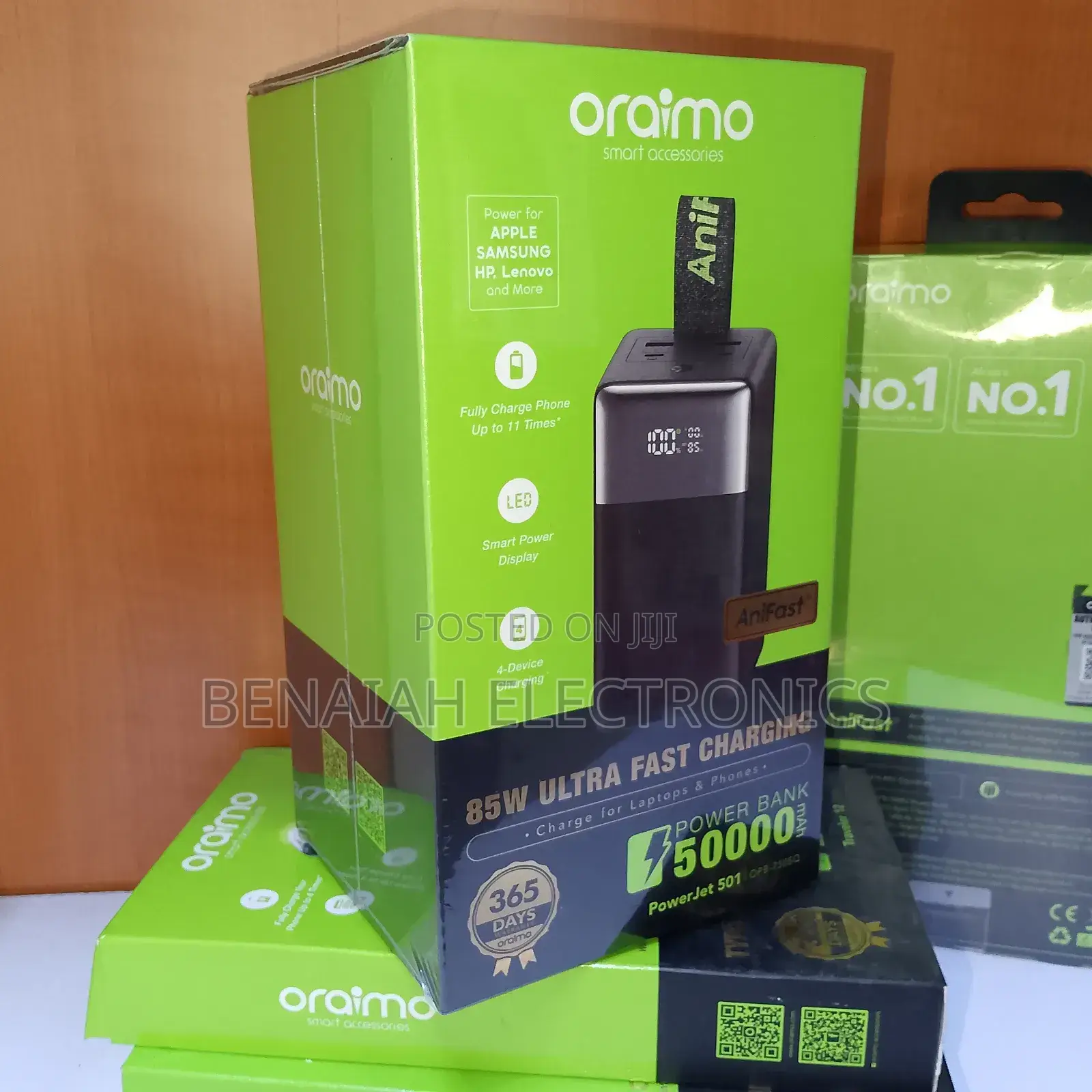 Laptop Powerbank 50000mah 85watts Fast With Led Smart Power Display