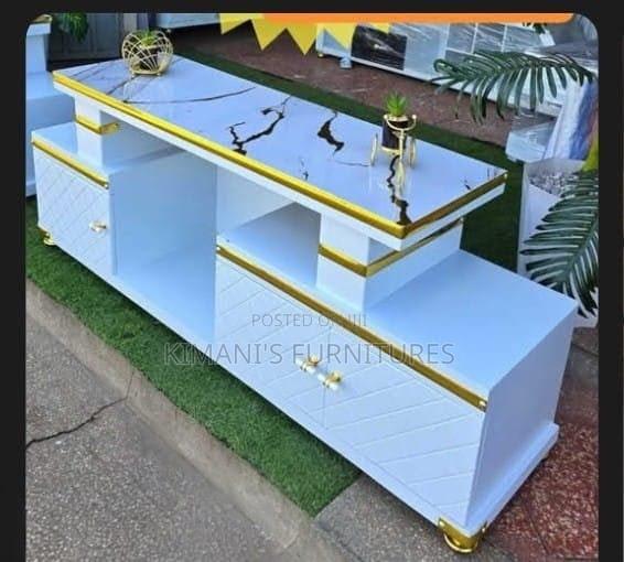 White Marble Tv Stand