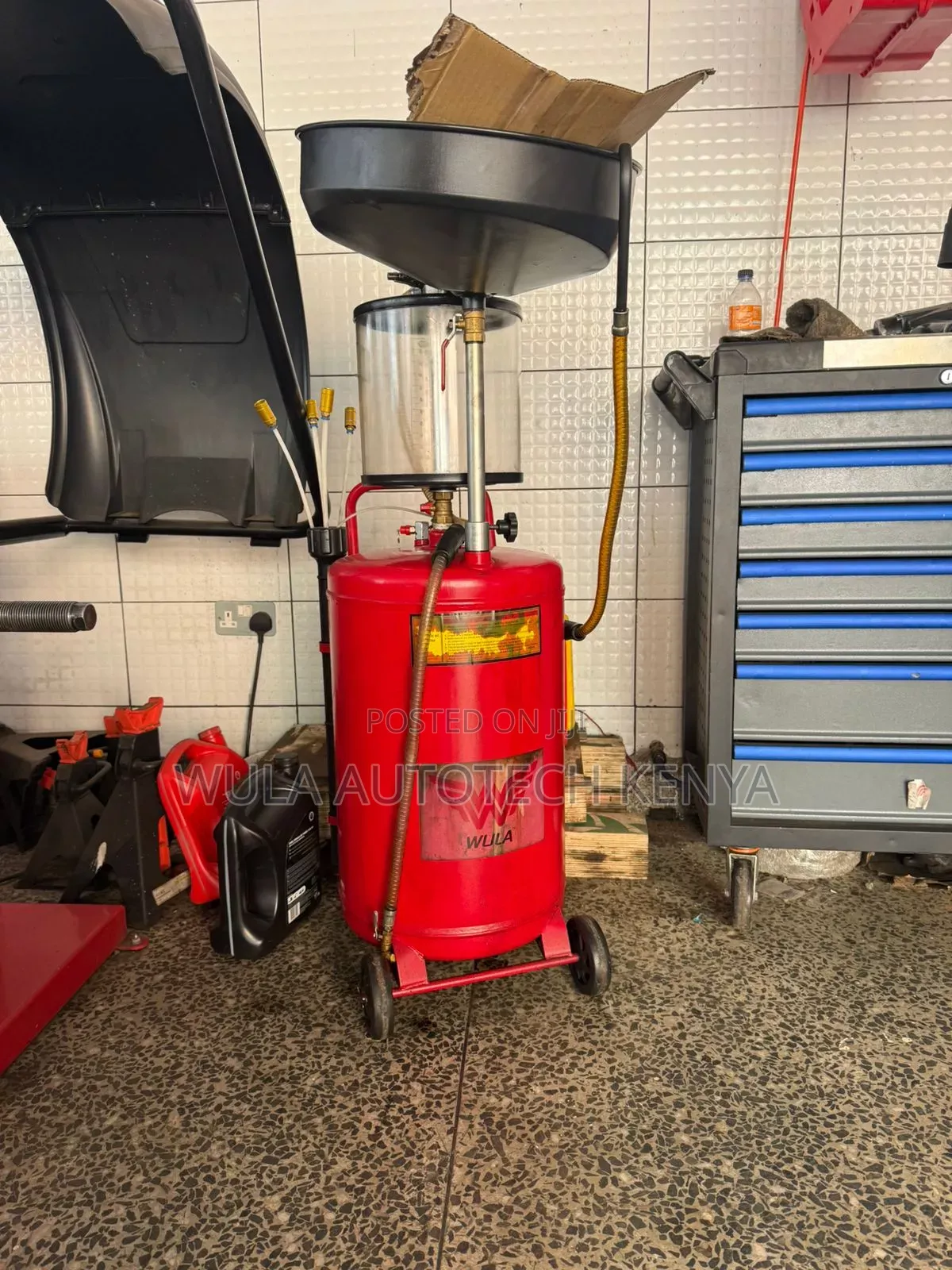 Heavy Duty and Industrial Oil Draining Machine With Guage Sunshine