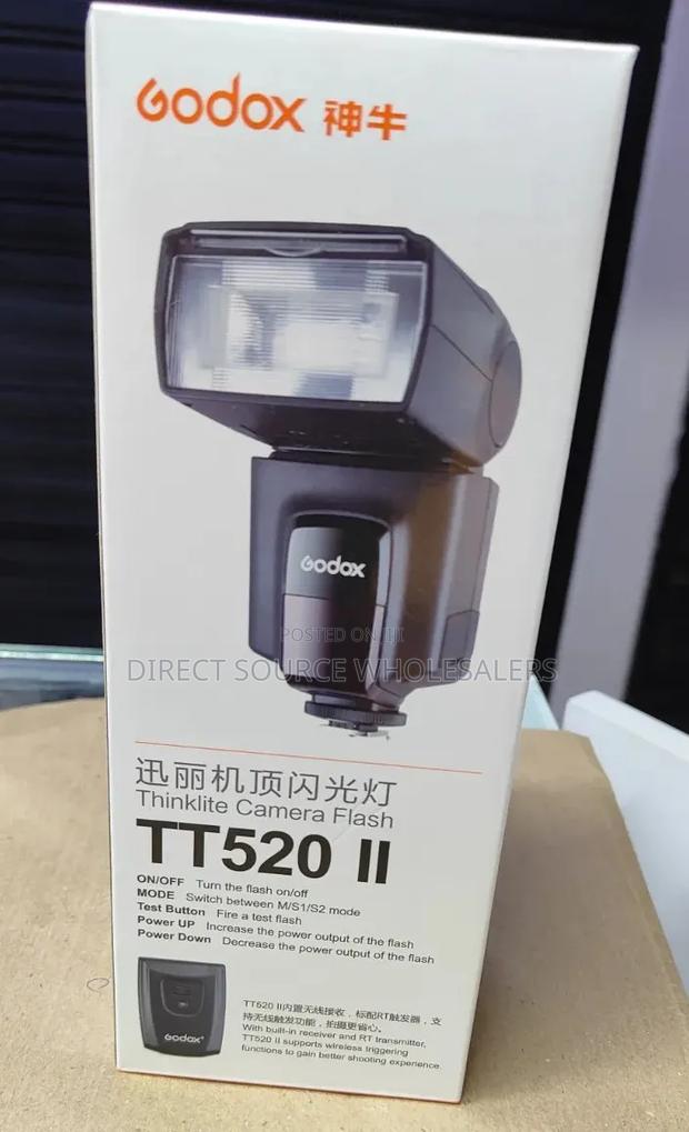 Professional Studio Speedlitegodox Tt520 Ii Flash With Triggerportable