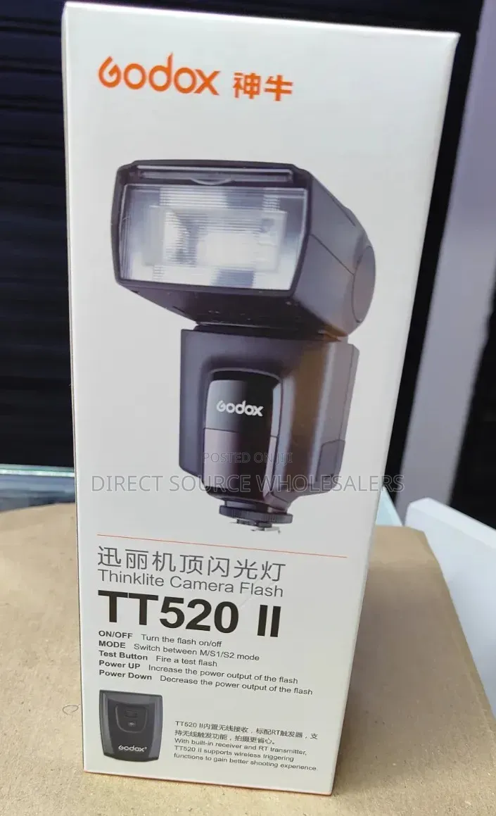 Professional Studio Speedlitegodox Tt520 Ii Flash With Triggerportable