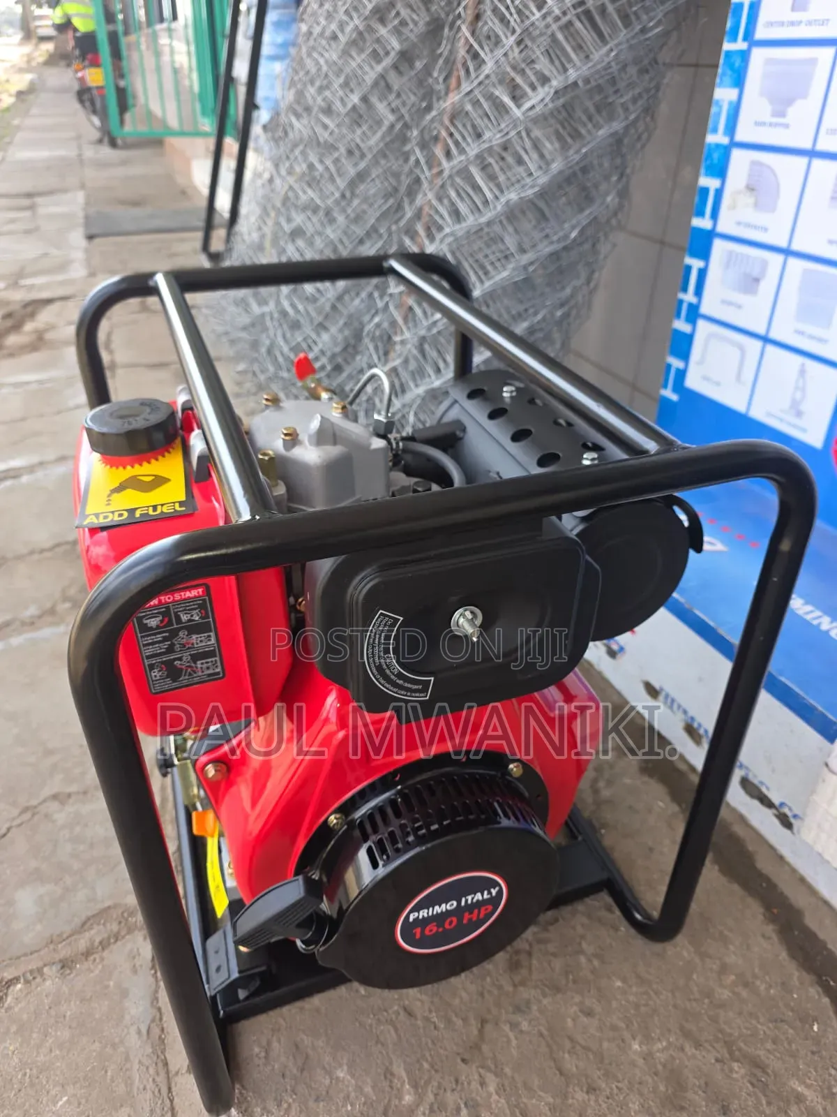 Primo Italy Diesel Water Pump High-Pressure