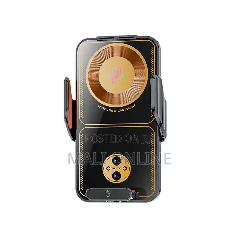 Magnetic Wireless Car Charger 15w Auto Clamping 90° Rotate Type-C