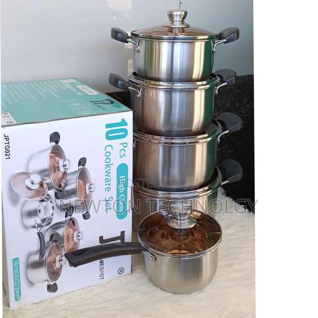 10 PCS Jp Stainless Cookware