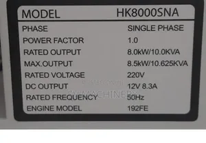 Heavy Duty 10.0kva Diesel Generator