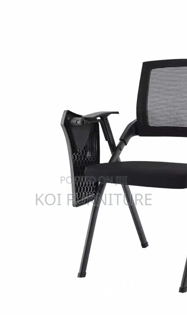 Office Chairs; Foldable Office Chairs With Writing Book Pad