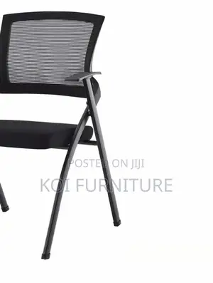 Office Chairs; Foldable Office Chairs With Writing Book Pad
